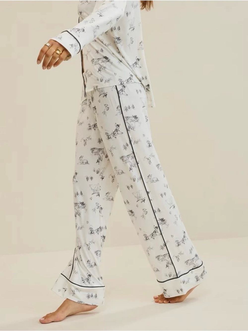 Aerie Bambi Real Soft Piping Trouser PJ Pants